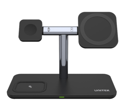 Ładowarka i akumulator UNITEK Ładowarka indukcyjna 3w1 dla iPhone P1212A